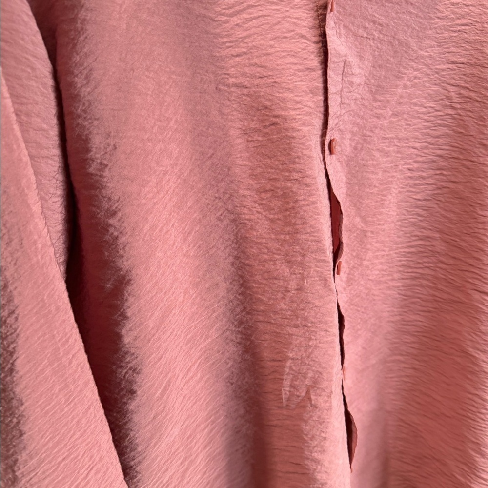 INC International Concepts Pink Casual Button Down Shirt - Picture 4 of 4